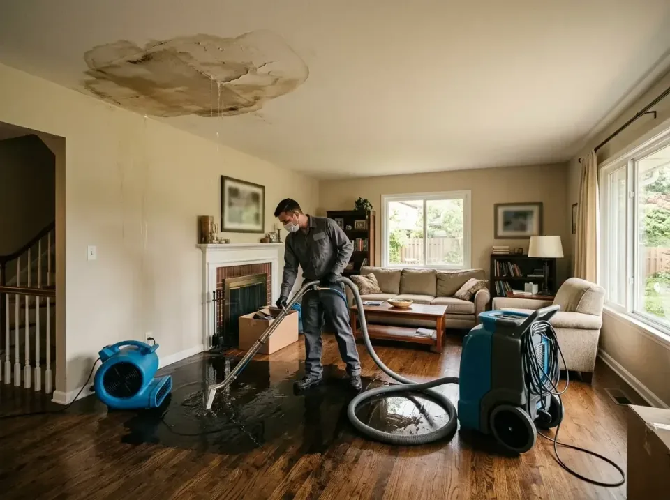 attic-pipe-burst-ceiling-drip-008 — frequently asked questions, Water Damage Restoration & Carpet Care in Lillington, NC